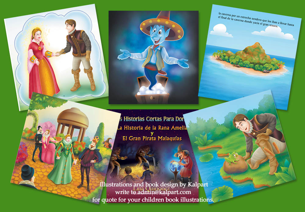 children storybook layout and cover design by kalpart