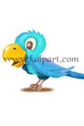Bird's Illustration-Parrot www.kalpart.com